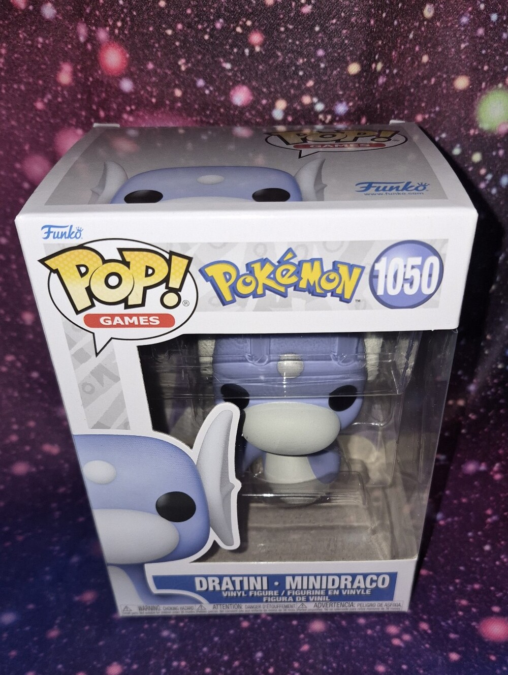 💙🐉 Pokémon Funko Pop! Dratini #1050 – NRFB – New in Box 🐉💙